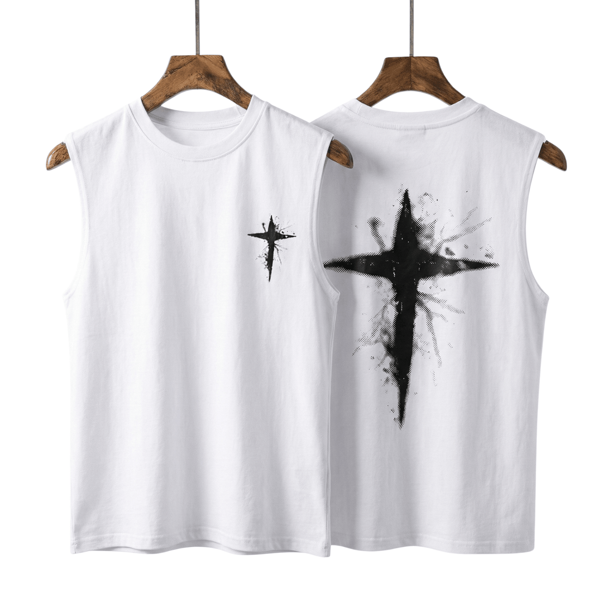Men's Cotton Sleeveless Vest — Athletic Tank Top