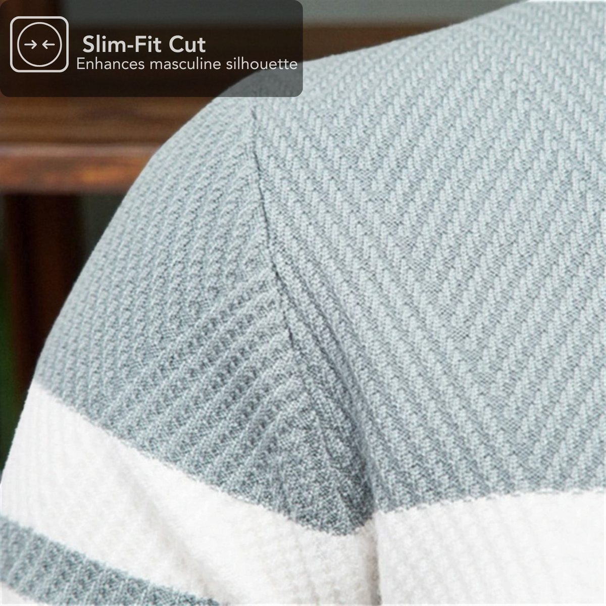 Men's Patchwork Pullover Sweater