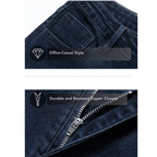 Men's Stretch Straight Denim Jeans
