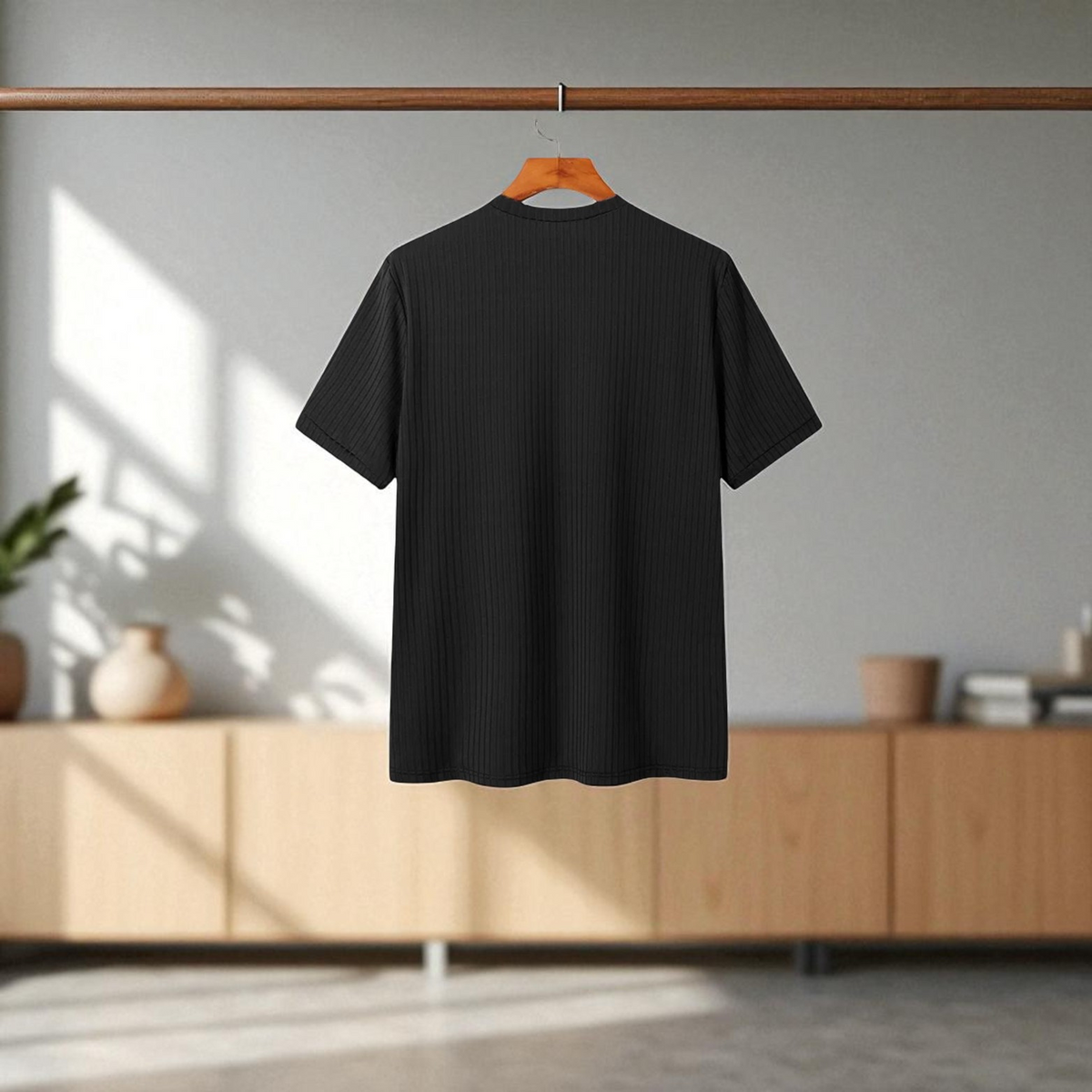 Men's Loose Fit Polyester Short Sleeve T-Shirt