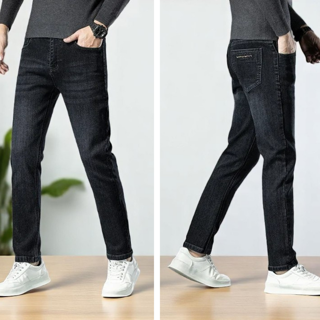 Men's Stretch Straight Denim Jeans