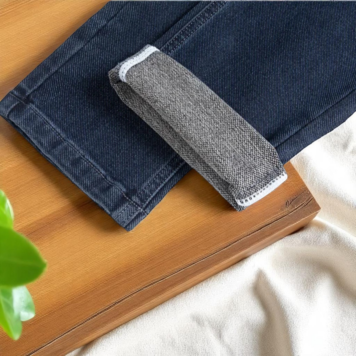 Men's Stretch Straight Denim Jeans