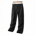 Men's Cargo Pants – Polyester, Multi-Pocket, Regular Fit