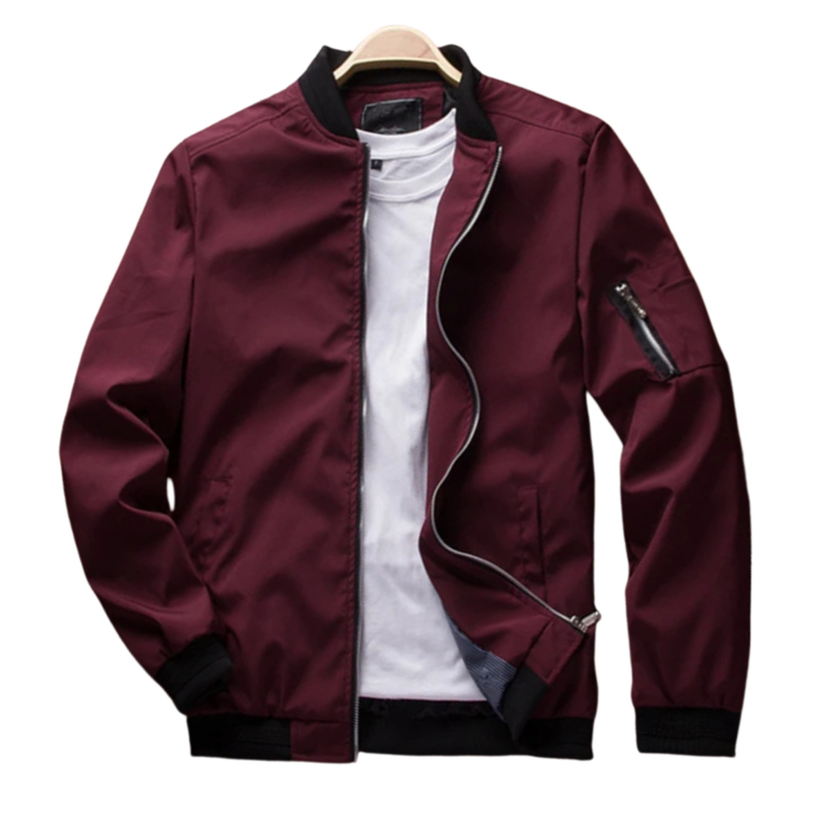 Men's Slim Fit Bomber Jacket