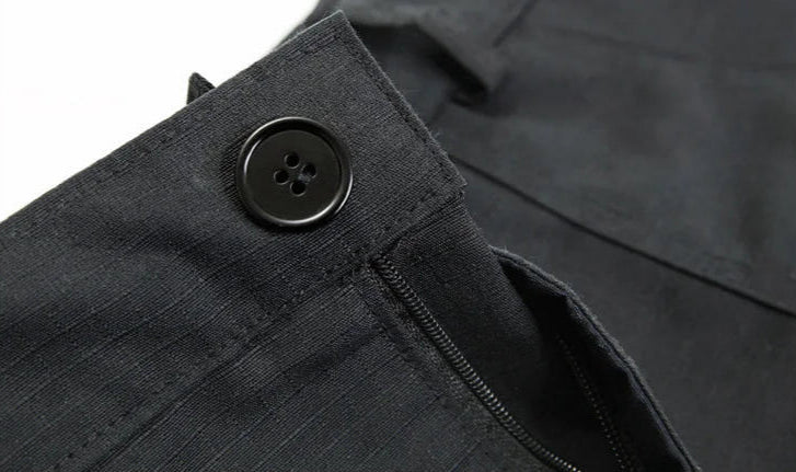Men's Cargo Pants – Polyester, Multi-Pocket, Regular Fit