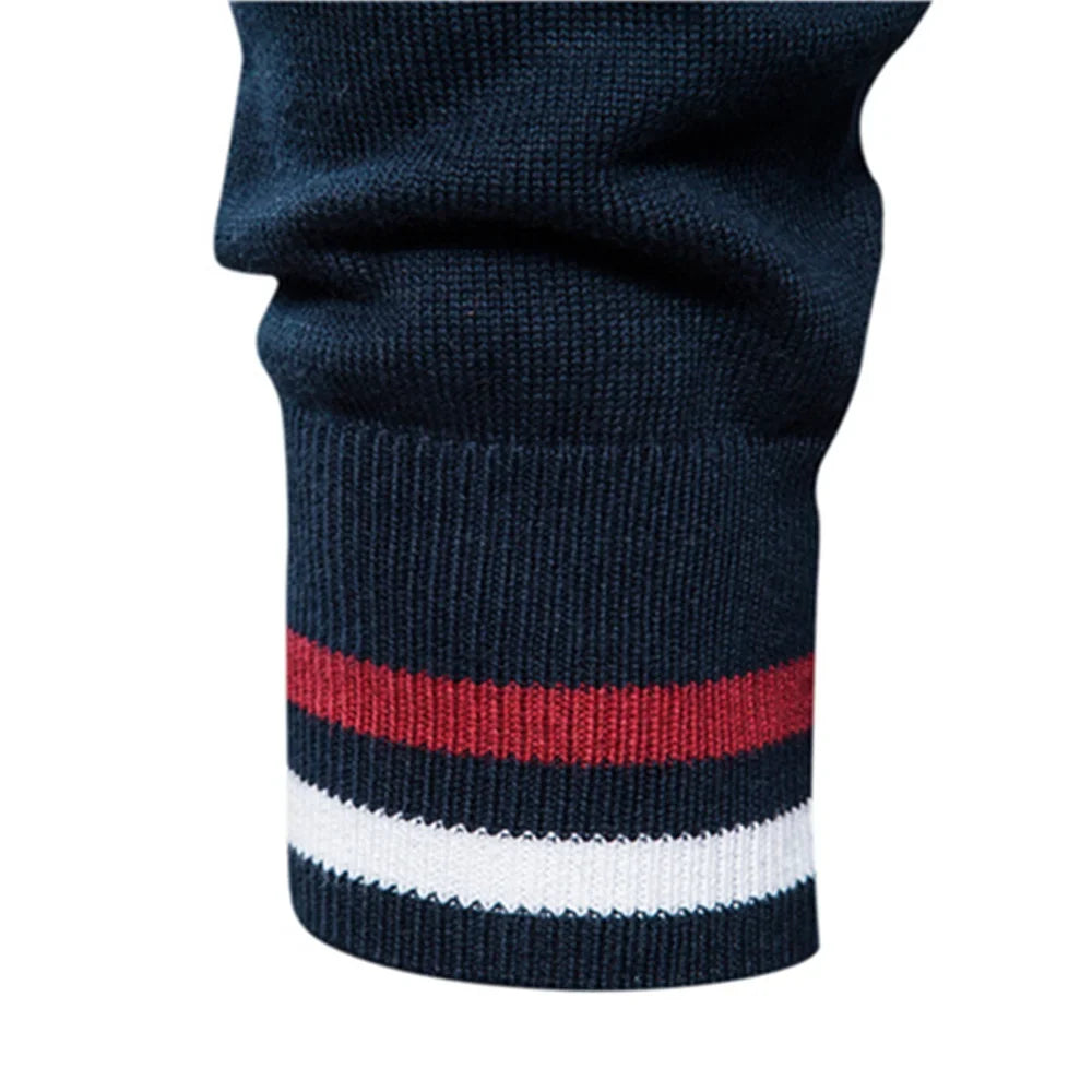 Men's Cotton-Spandex Zip Cardigan