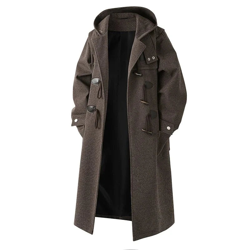Men's Hooded Windbreaker Coat