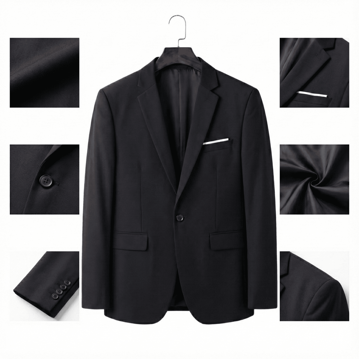 Men's Single-Button Blazer