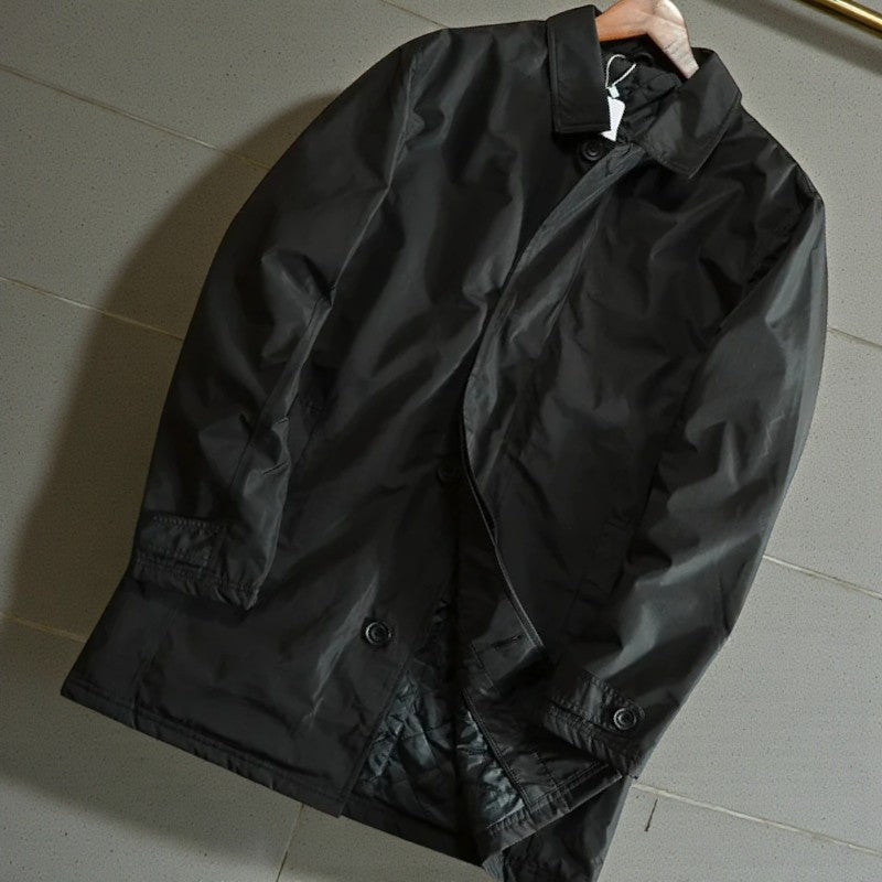 Men's Quilted Single-Breasted Jacket