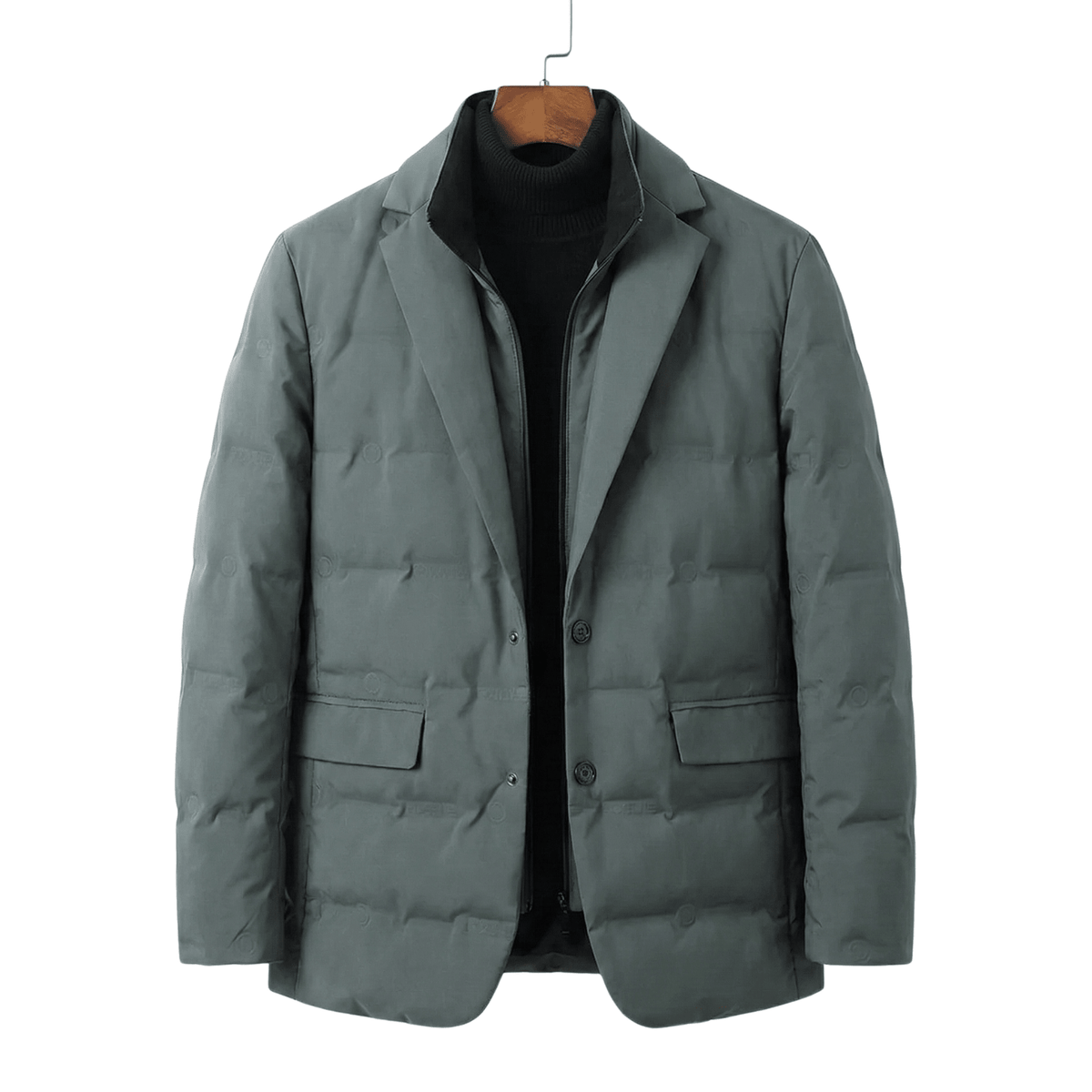 Men's Detachable Collar Down Coat