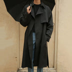 Men's Extended-Length Trench Coat