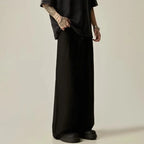 Men's Wide-Leg Pleated Trousers