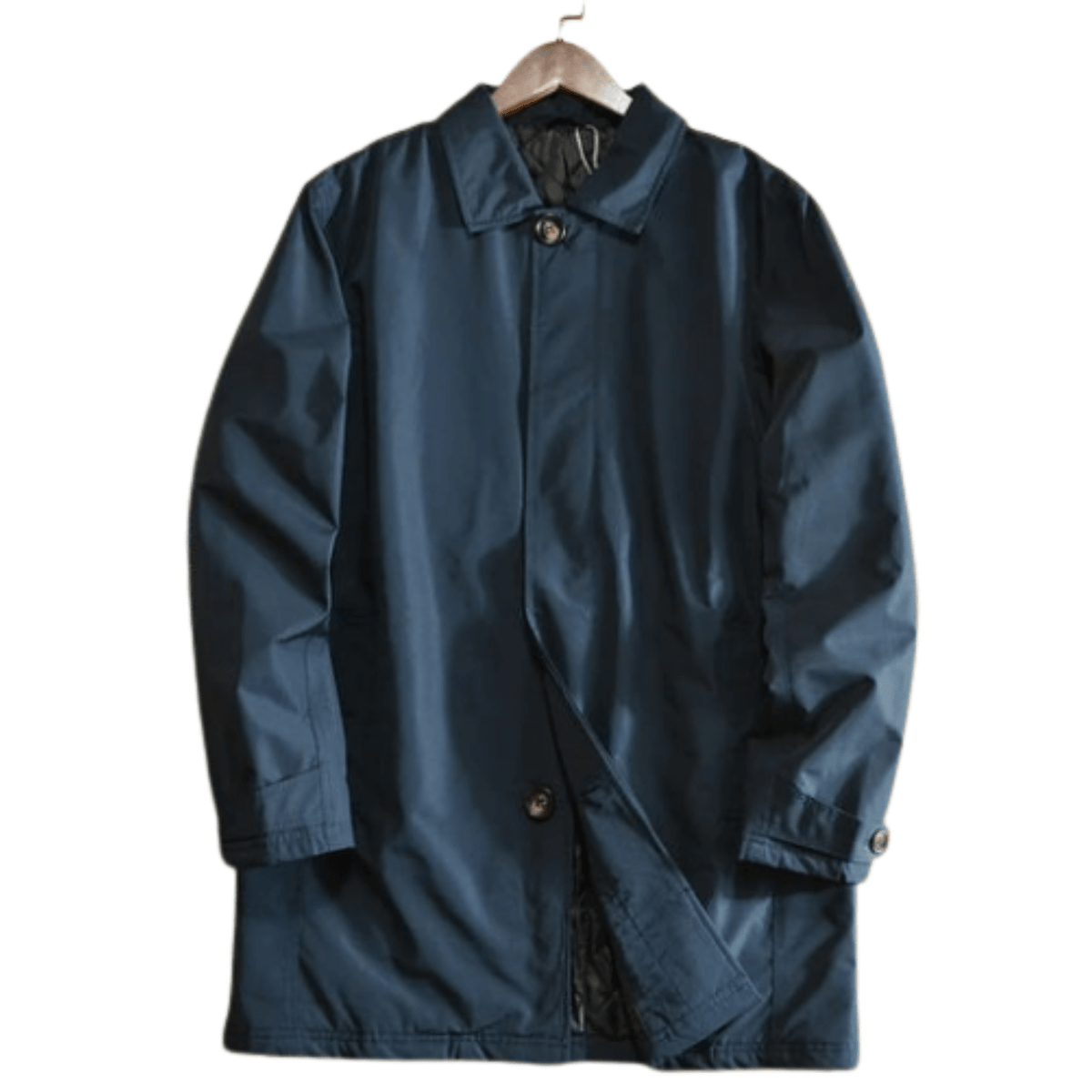 Men's Quilted Single-Breasted Jacket
