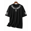 Men's 3D Letter Graphic Long Sleeve Tee